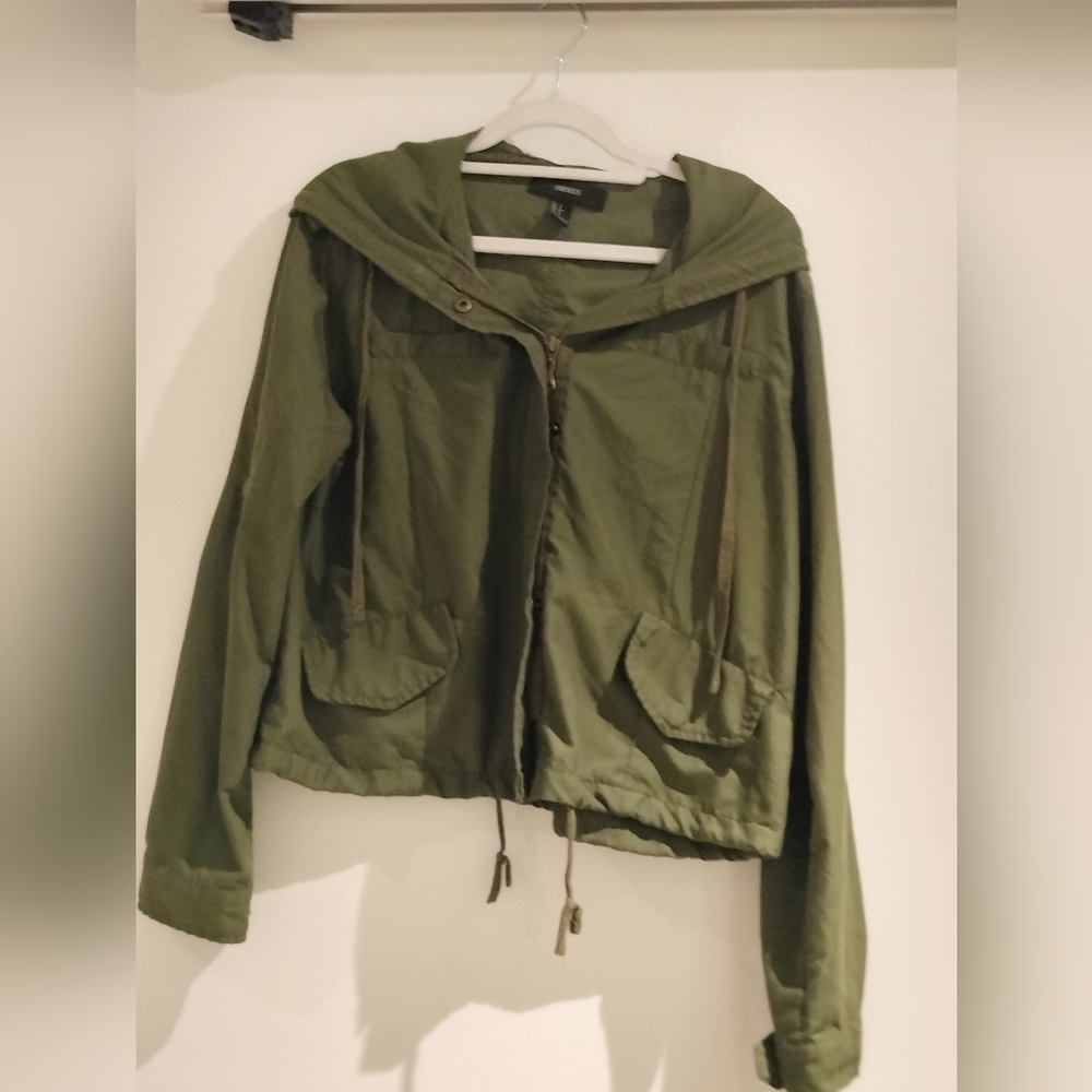 Light Zip Up Hooded Jacket